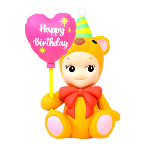 Sonny Angel Birthday Gift Bear Heart Balloon